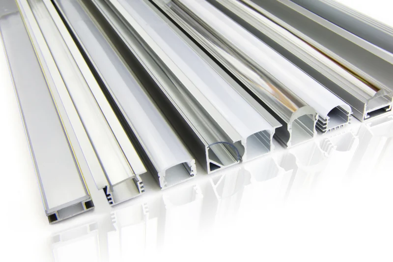Profile aluminiowe LED o różnych kształtach